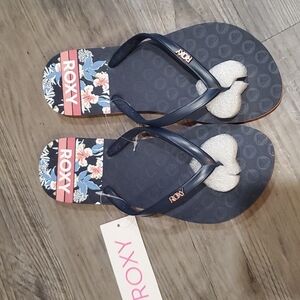 Roxy RG Viva Stamp II Flip Flops Size 4